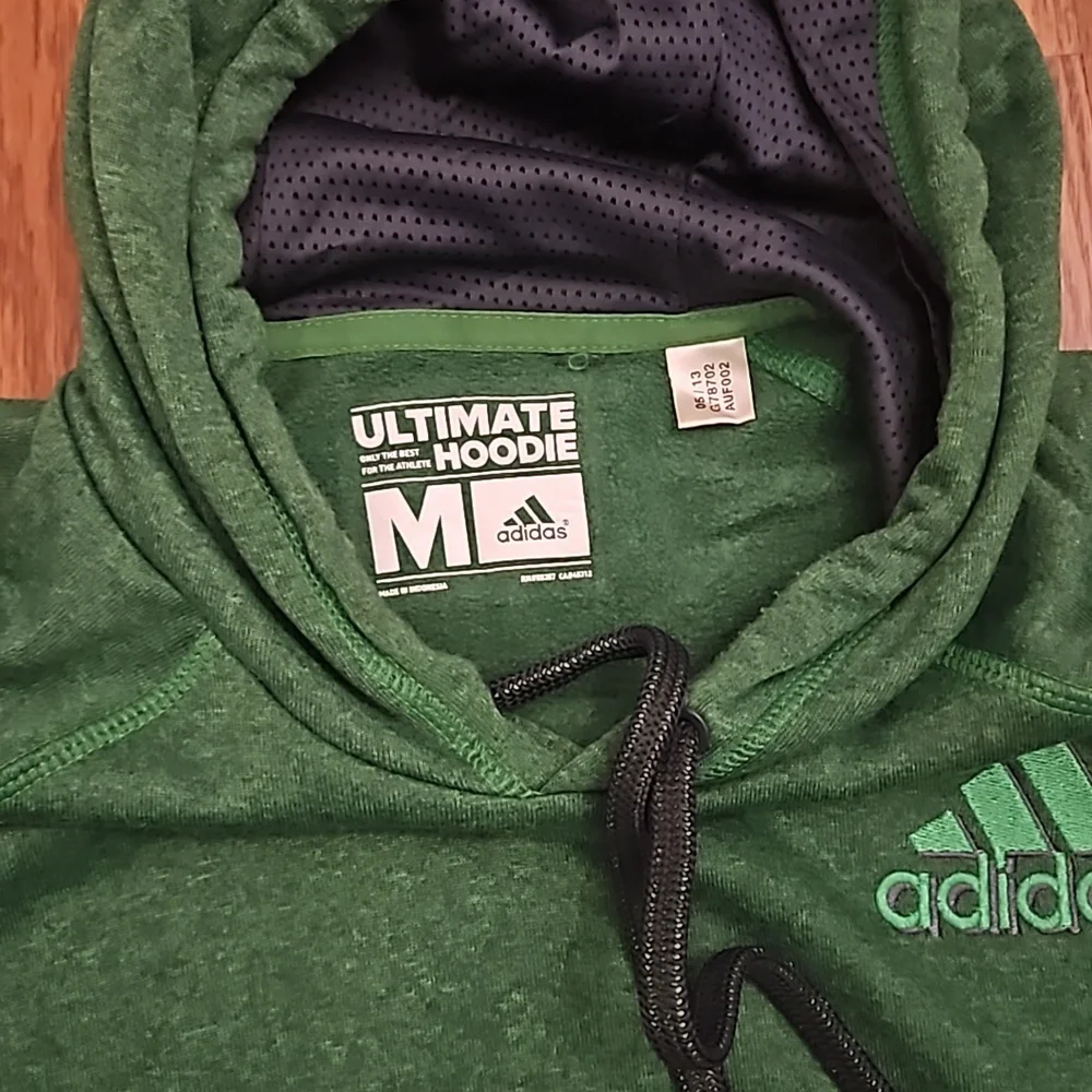 ❌️❌️❌️ SOLD ❌️❌️❌️Adidas ULTIMATE ClimaWarm Fleece Lined Pullover Hoodie/ M - Picture 5 of 8